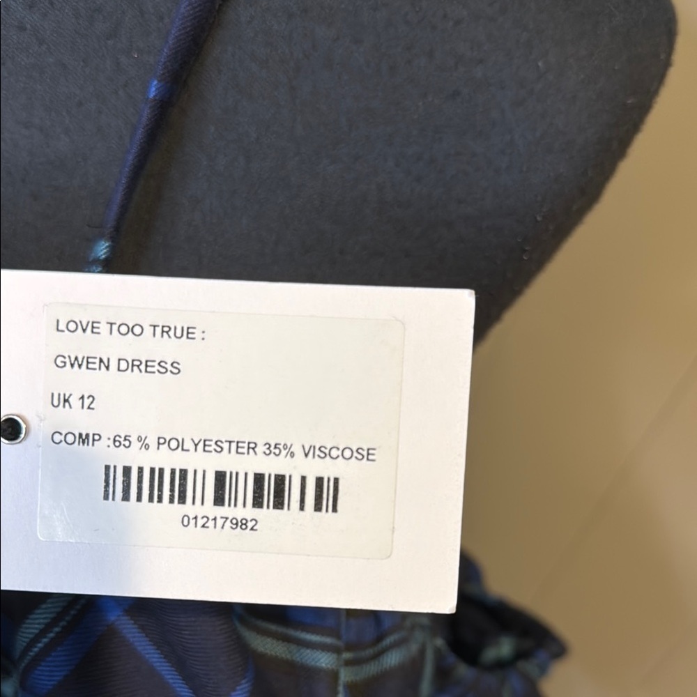 Love Too True Women’s 8 Chic Plaid Puff Sleeve Mini Dress — image 2 of 4
